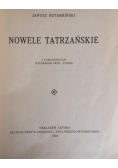 Nowele Tatrzańskie, 1923 r.