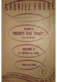 Album of twenty songs