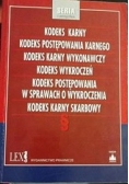 Kodeks karny, kodeks postepowania karnego, kodeks karny wykonawczy, kodeks wykroczeń kodeks postepowania w sprawach o wykroczenia, kodeks karny skarbowy