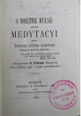O modlitwie myślnej czyli medytacyi 1876 r.