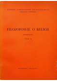 Filozofowie o religii Tom II