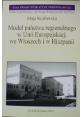 Model państwa regionalnego w Unii Europejskiej we Włoszech i w Hiszpanii