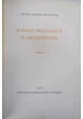 O pięciu porządkach w architekturze