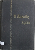 O Zasadę życia  1923 r