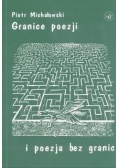 Granice poezji i poezja bez granic, autograf