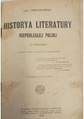 Historya literatury niepodległej Polski 1918 r