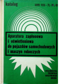 Aparatura zapłonowa i oświetleniowa samochodów