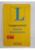 Słownik kieszonkowy polsko-angielski, angielsko-polski, Langenscheidt