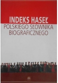 Indeks haseł Polskiego słownika biograficznego