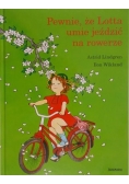 Pewnie, że Lotta umie jeździć na rowerze