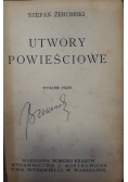 Utwory powieściowe, 1923 r.