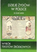 Dzieje Żydów w Polsce XI-XVIII wieku