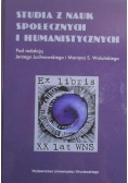 Studia z nauk społecznych i humanistycznych