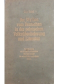 Der Mythos vom Deutschen in der polnischen Volksuberlieferung und Literatur,1943r.
