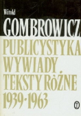 Publicystyka, wywiady  teksty różne 1963-1969