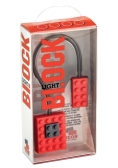 Block Light - lampka do książki NEON - czerwona
