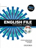 English File 3E Pre-Intermediate Studnet's Book + DVD, Nowa