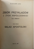 Zbiór przykładów z życia współczesnego dla ambony i szkoły 1948 r
