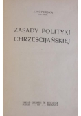 Zasady polityki chrześcijańskiej, 1921r.