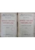 Szkice i studja historyczne Tomy I i II 1922 r.