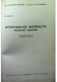 Wytrzymałość materiałów Przykłady obliczeń