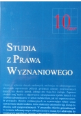 Studia z prawa wyznaniowego 10