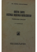 Krótki zarys historji kościoła katolickiego, 1925 r.