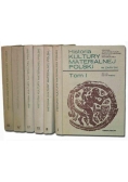 Historia Kultury materialnej Polski tom 1 do 6