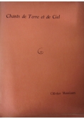 Chants de Terre et de Ciel, 1939 r.