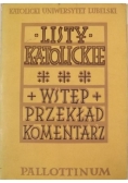 Listy katolickie,wstęp przekład komentarz