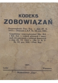 Kodeks zobowiązań, 1937 r.