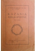 Kazania Wielkopostne, 1927 r.