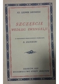 Szczęście według ewangelji, 1927 r.