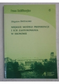 Miękkie modele preferencji i ich zastosowania w ekonomii