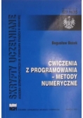 Ćwiczenia z programowania - metody numeryczne