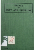 Essays on duty and discipline 1911 r.