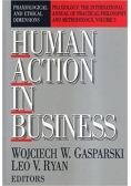 Human action in business