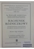 Rachunek różniczkowy, 1947 r.