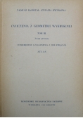 Ćwiczenia z geometrii wykreślnej tom III