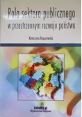 Rola sektora publicznego w przestrzennym rozwoju państwa