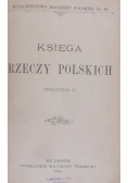 Księga rzeczy polskich, 1896 r.