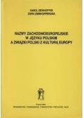 Nazwy zachodnioeuropejskie w języku polskim