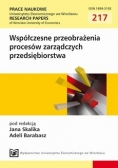 Współczesne przeobrażenia procesów zarządczych przedsiębiorstwa