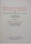 Katalog zabytków sztuki w Polsce Tom V zeszyt 1