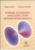 Wybrane zagadnienia jakościowej teorii równań różniczkowych