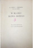 W Blasku Słowa Bożego, Cykl B