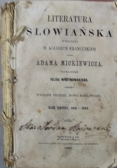 Literatura słowiańska Rok drugi 1865 r.