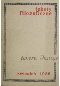 Teksty filozoficzne Twarz Innego