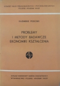 Problemy i metody badawcze ekonomiki kształcenia