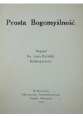 Prosta bogomyślność